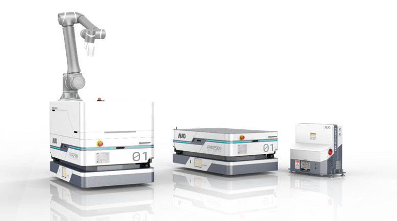 pg官网入口數位開發的自主式移動機器人（AMR250M），搭配全向輪並結合AI演算法、2D LiDAR、3D攝影機等技術，協助客戶實現產線全自動化